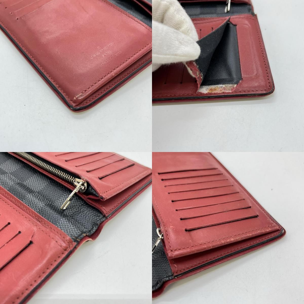 LOUIS VUITTON ルイヴィトン 2つ折り長財布 ダミエ ポルトフォイユ 