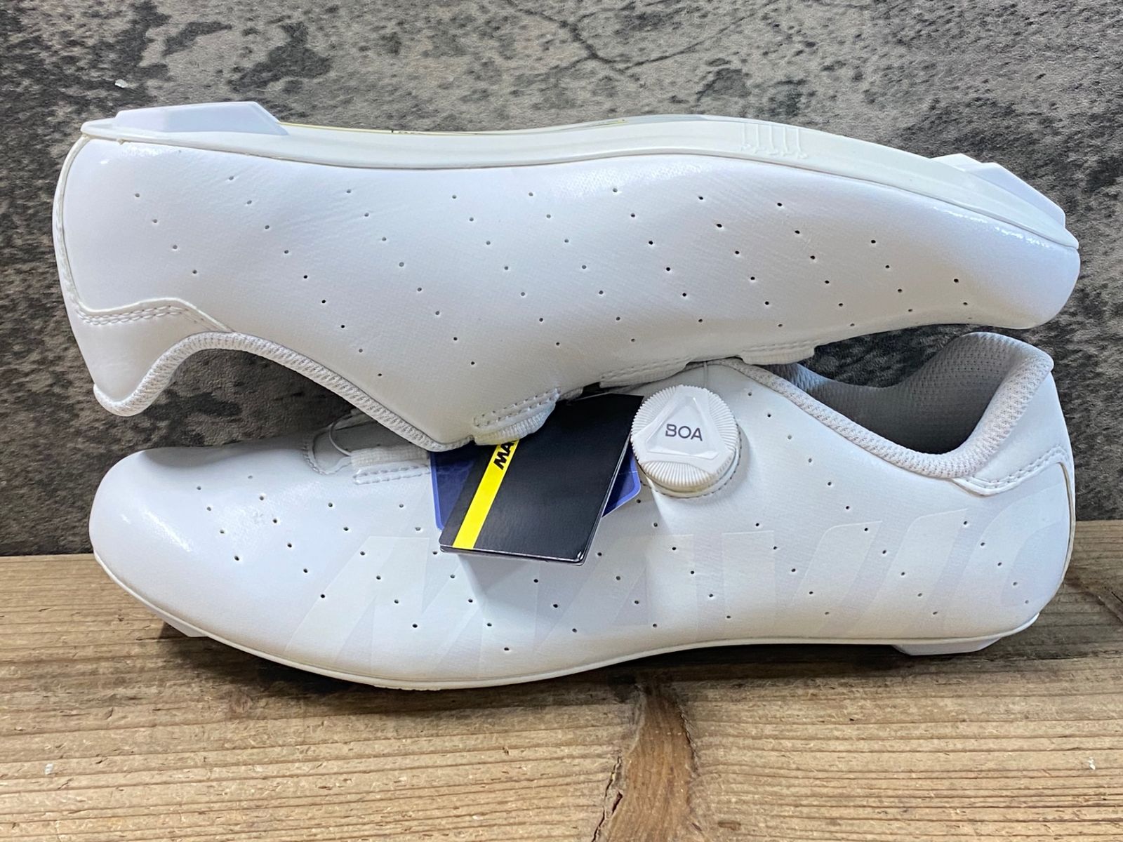 KF311 マヴィック MAVIC COSMIC BOA ビンディングシューズ 白 3穴 BOA