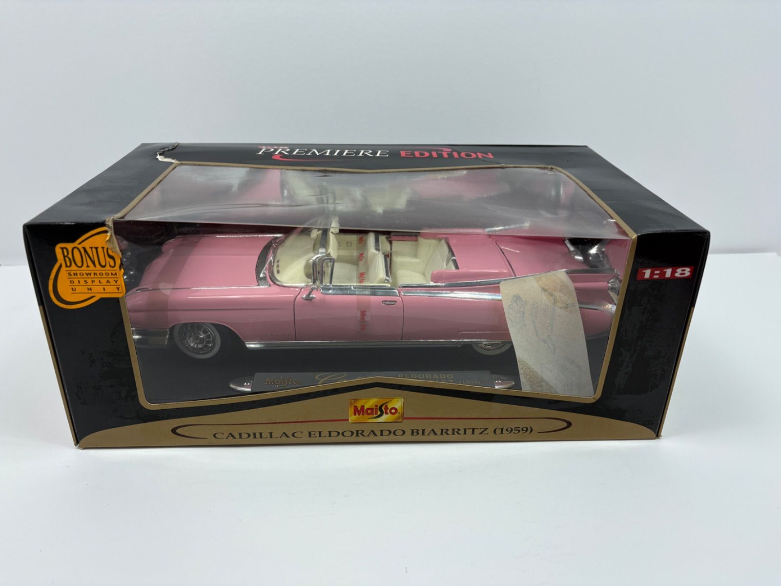Maisto 1/18 Cadillac Eldorado Biarritz 1959 ピンク プレミア