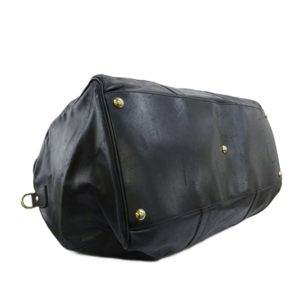 美品　ロンシャン ビジネスバッグ オールレザー 2way ブラック ショルダー ロンシャン LONGCHAMP ボストンバッグ トラベルバッグ ショルダー 2WAY