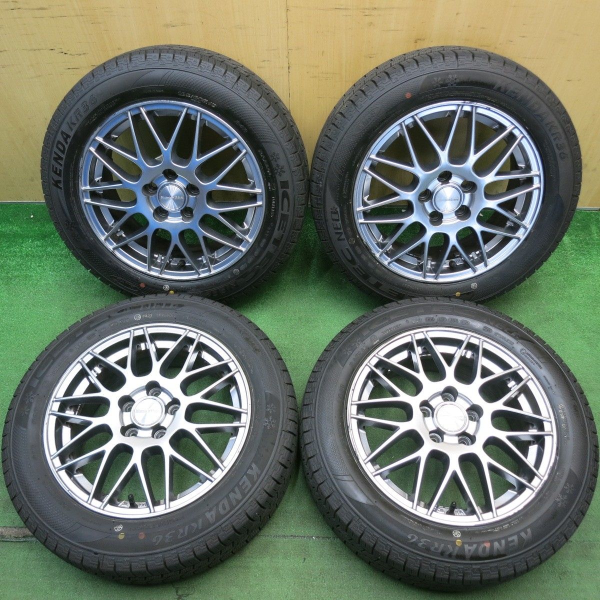 バリ溝！25年！ほぼ10分☆シエンタ 等 185/60R15 スタッドレス ケンダ