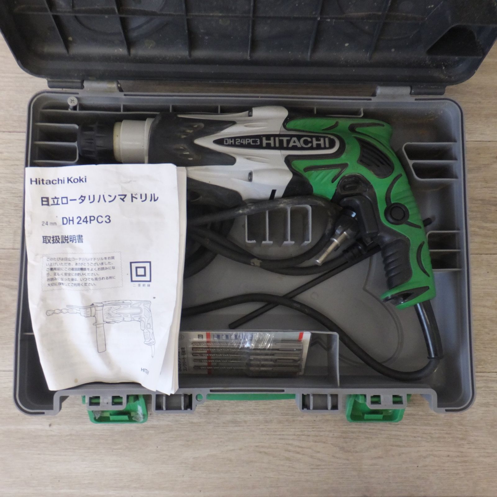 [送料無料] ★日立 HITACHI 24mm ロータリハンマドリル DH24PC3　100V 50/60Hz 800W 8.4A★
