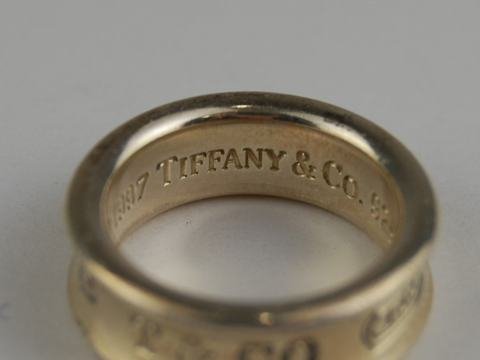 未使用級ティファニーナローリング10号 TIFFANY&Co. ティファニー 10号