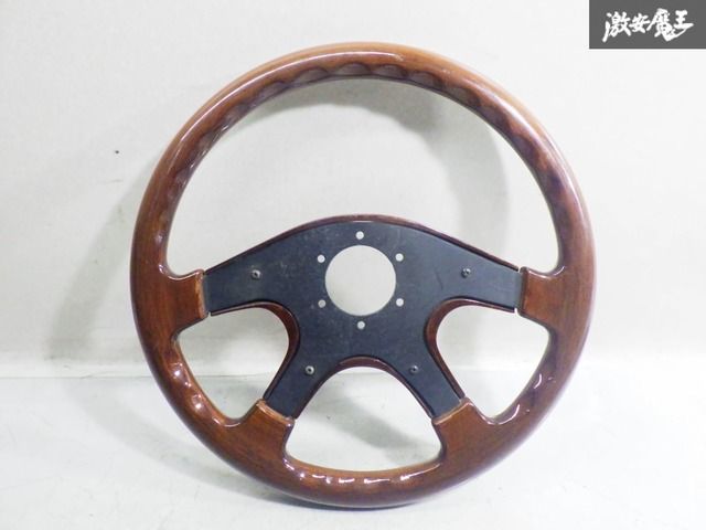 italvolanti イタルボランテ ウッドステアリング ハンドル 旧車 当時物