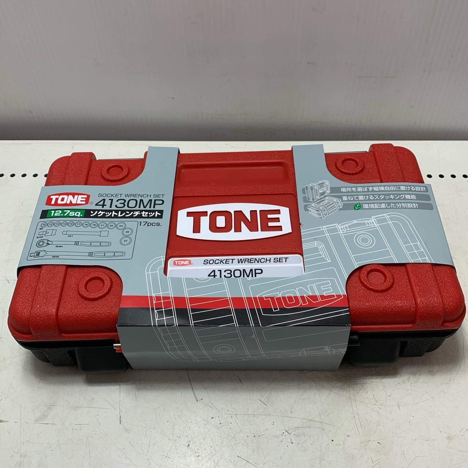 TONE トネ ソケットレンチセット 4130MP レッド - メルカリ