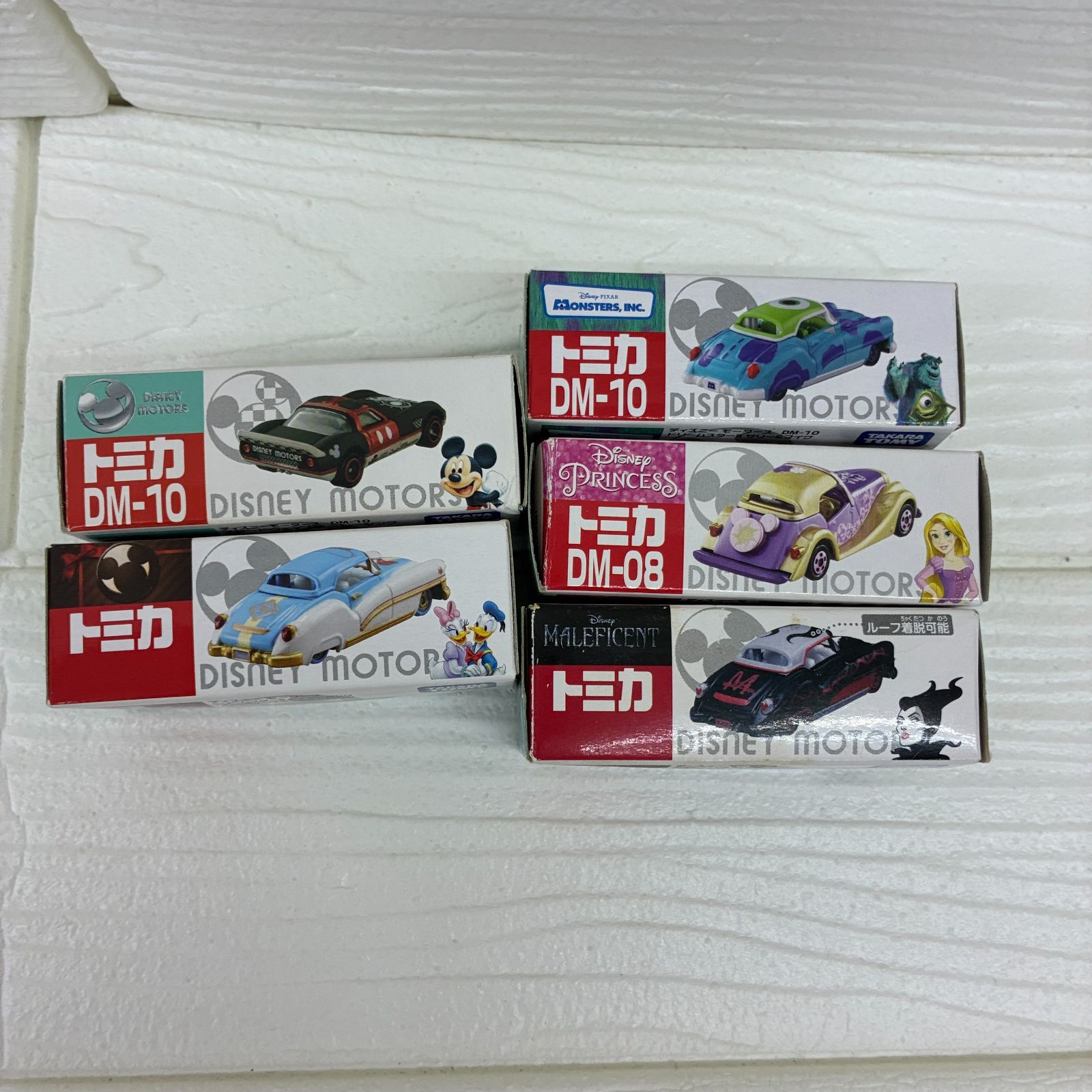 トミカ　ディズニー S889 トミカ ディズニーモータース 5個セット 264239472 - メルカリ