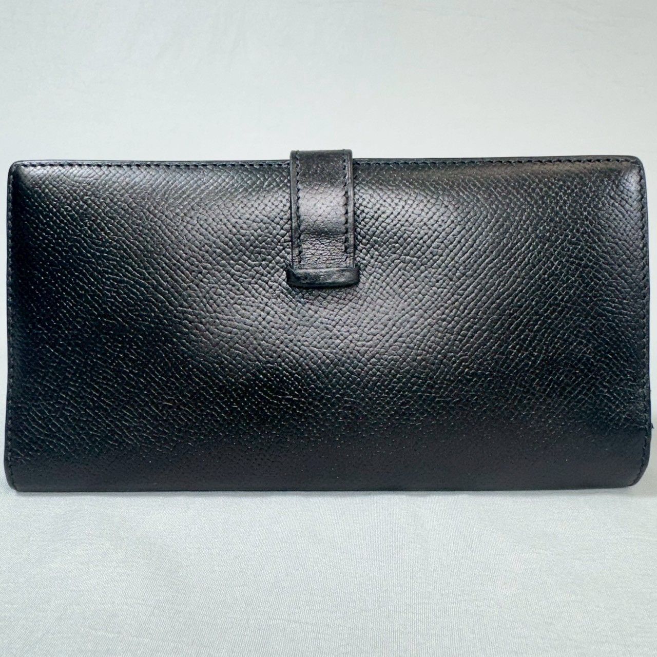 美品】HERMES エルメス シェーブル ベアンスフレ 二つ折り 長財布 □J 