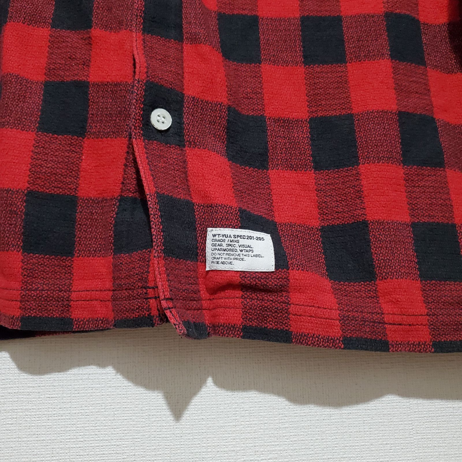 WTAPS ダブルタップス ブロックチェック ネルシャツ フランネル - メルカリ