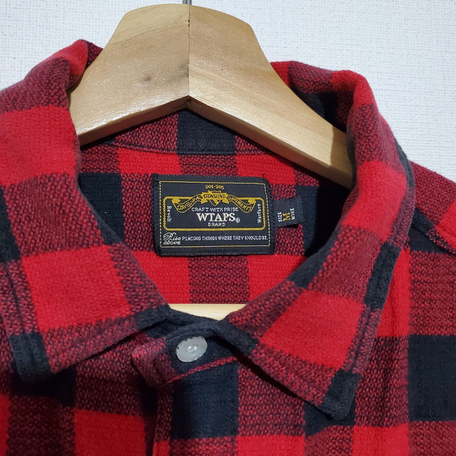 WTAPS ダブルタップス ブロックチェック ネルシャツ フランネル - メルカリ
