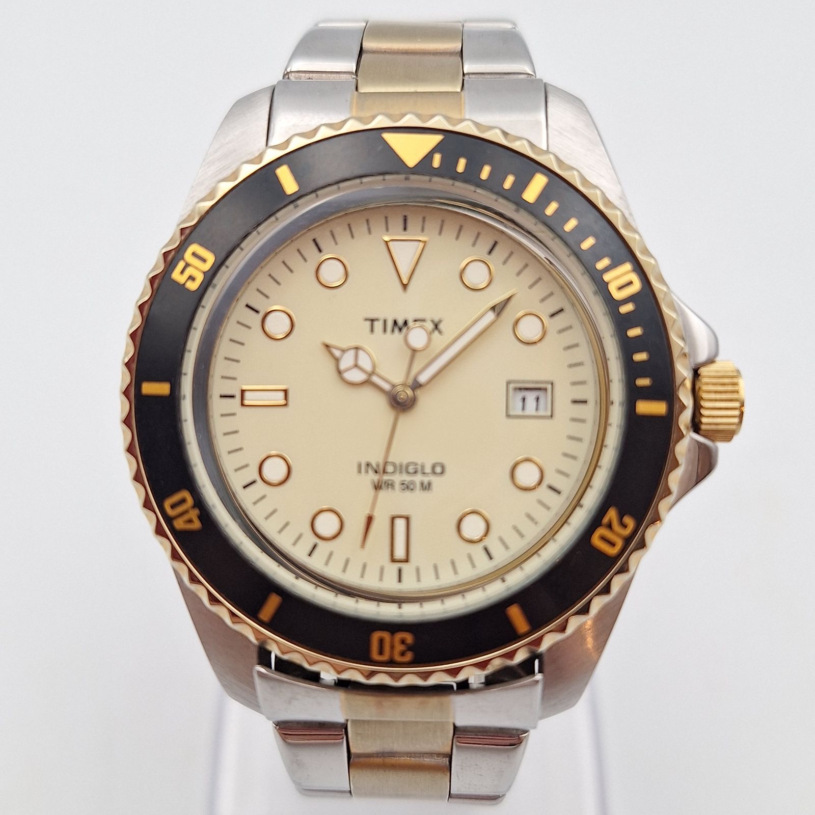 TIMEX INDIGLO タイメックス ダイバーズウォッチ クオーツ CR2016 CELL 