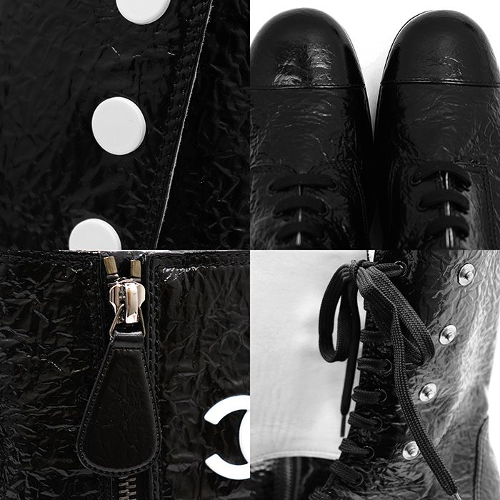 希少・美品】CHANEL シャネル ブーツ サイズ 40 レディース ロゴ ココ