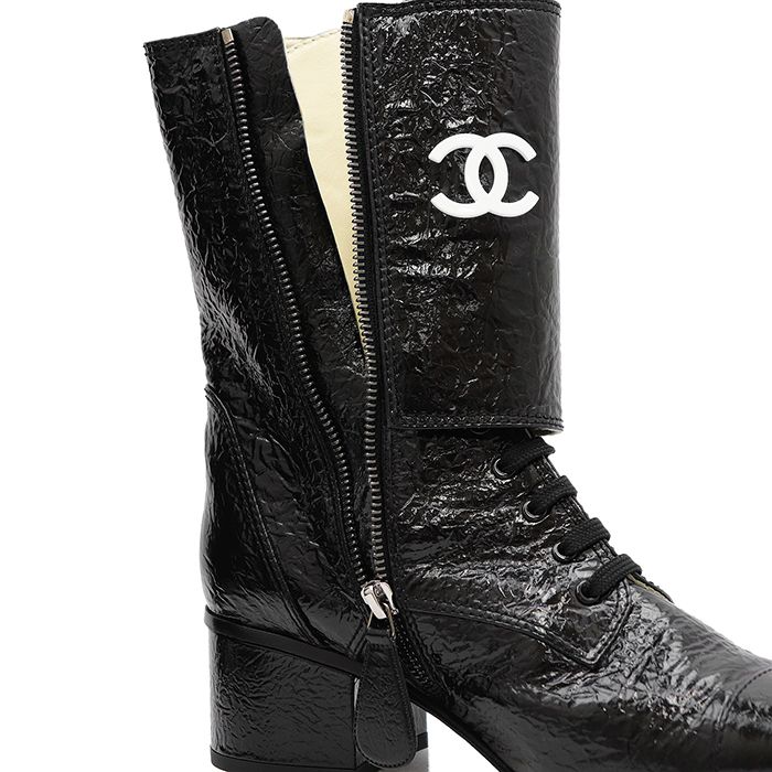 【付属品全てあり】CHANEL ブーツ ココマーク 希少・美品】CHANEL シャネル ブーツ サイズ 40 レディース ロゴ ココ