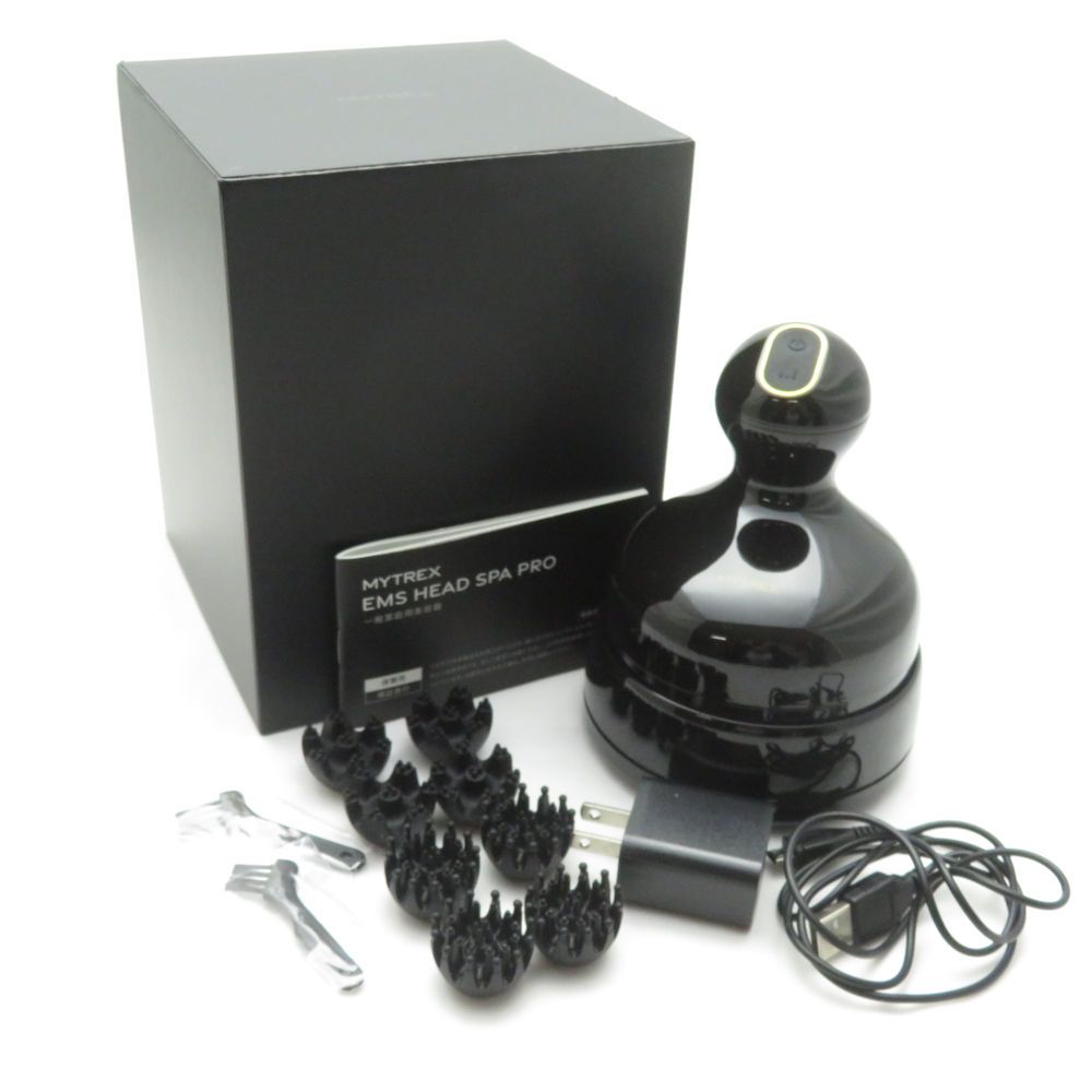 美品 MYTREX マイトレックス MT-EHP22B EMS HEAD SPA PRO ヘッドマッサージャー エステ マッサージ BN5799