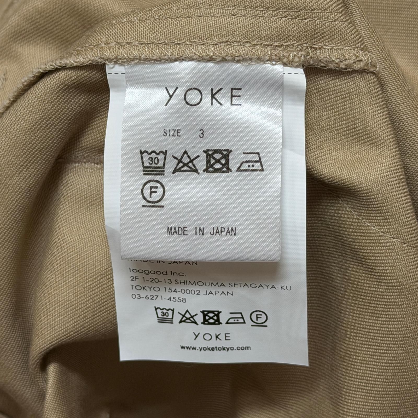 参考上代37400円 未使用 Graphpaper × YOKE 23AW 2Pleated Wide 