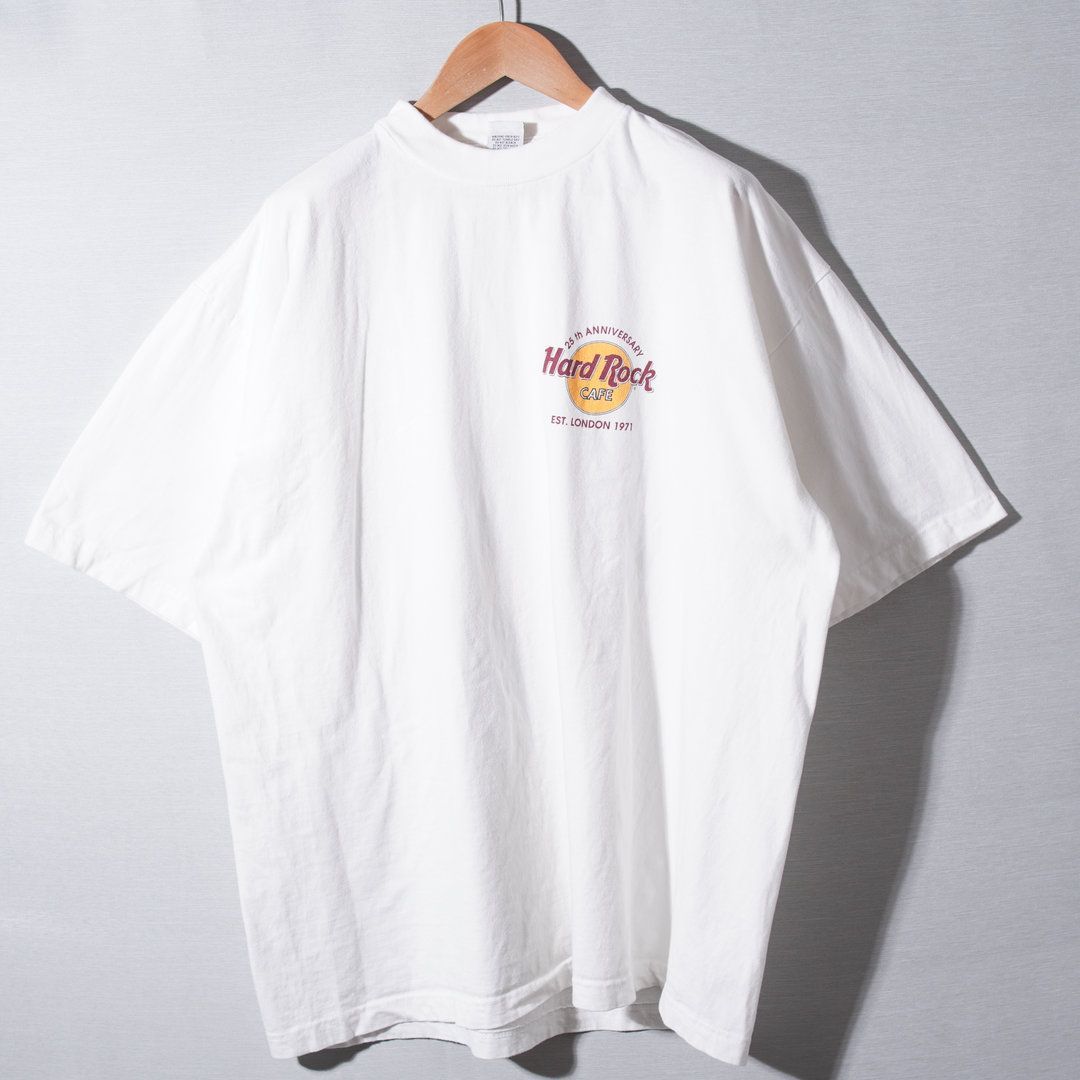 90s 1996年製 ハードロックカフェ Hard Rock Cafe Tシャツ XL ホワイト
