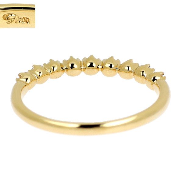 スタージュエリー K18YG ダイヤモンド リング 0.12ct - メルカリ