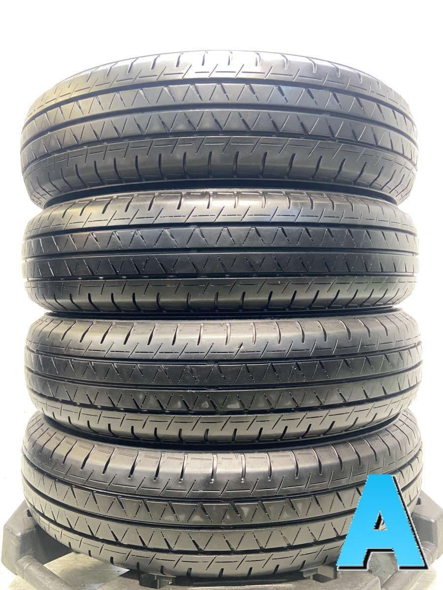 155/80R14 88/86LT ヨコハマ ブルーアースVAN RY55 中古タイヤ サマータイヤ 4本セット s14260214021