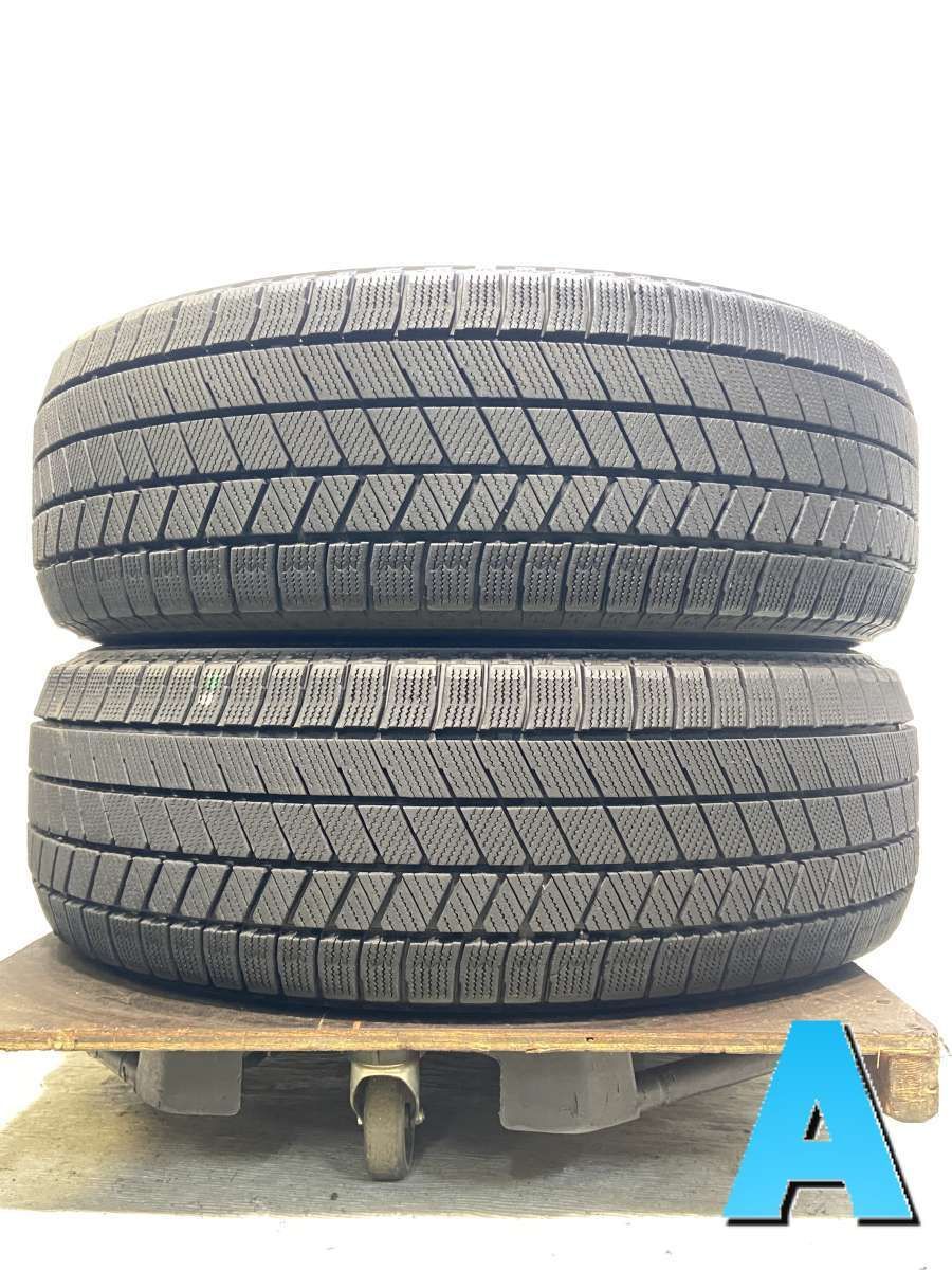 225/60R17 ブリヂストン ブリザック VRX3 中古タイヤ スタッドレスタイヤ 2本セット w17260221094