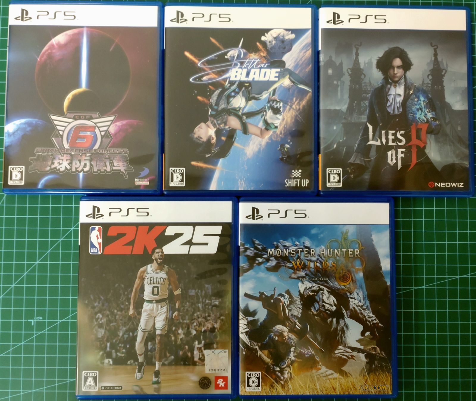22. PlayStation5ソフト 5本セット ※ディスクキズ、たばこ臭等あり