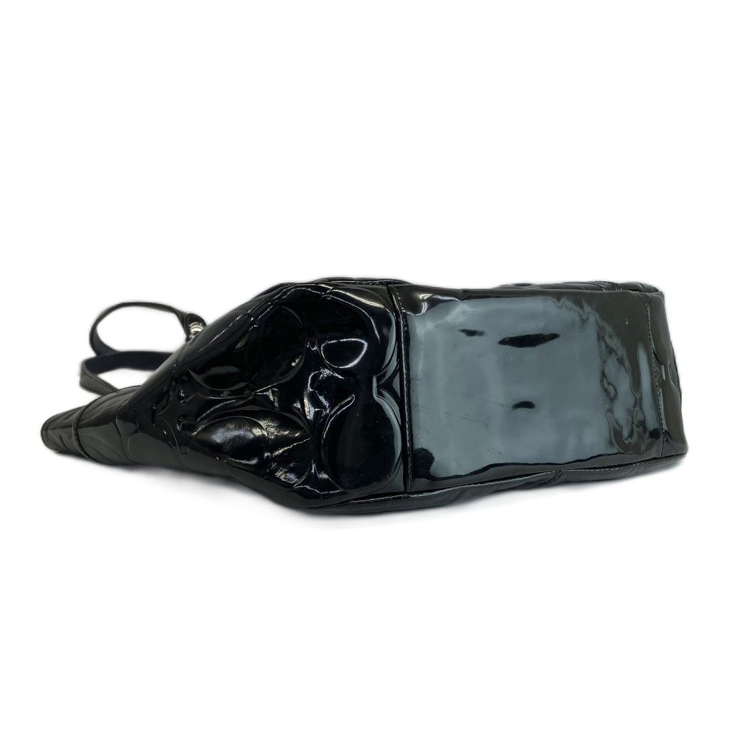 COACH トートバッグ コーチ COACH トートバッグ ワンショルダー エナメル シグネチャー