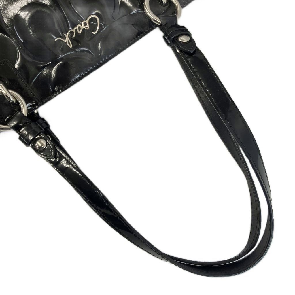 コーチ COACH トートバッグ ワンショルダー エナメル シグネチャー