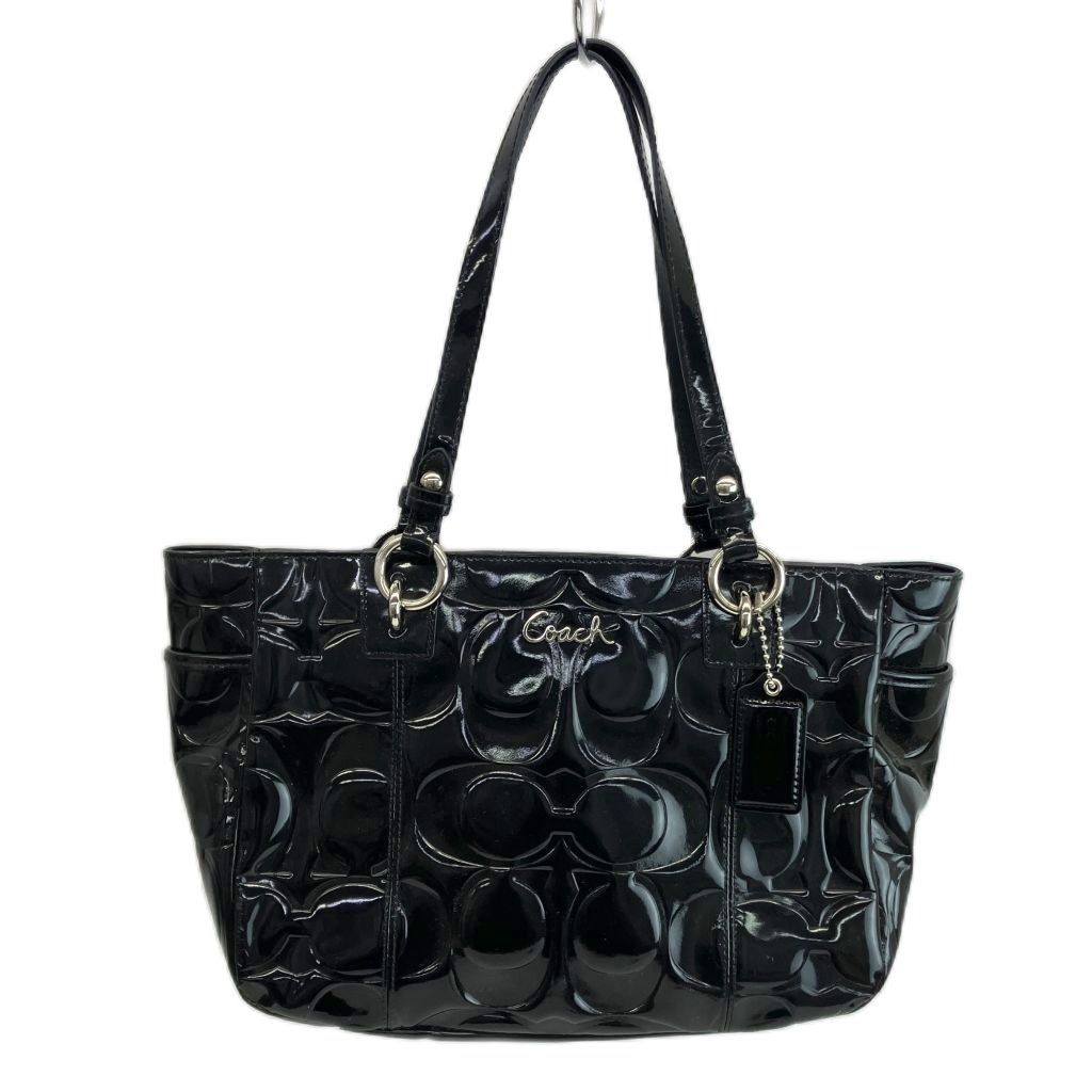 COACH コーチ シグネチャー エンボス 2way K1869-51728 コーチ COACH トートバッグ ワンショルダー エナメル シグネチャー