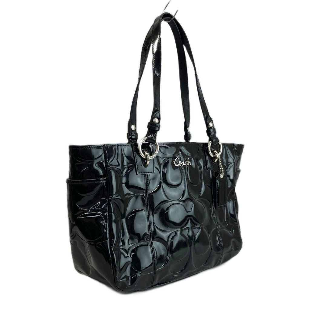 コーチ COACH トートバッグ ワンショルダー エナメル シグネチャー 