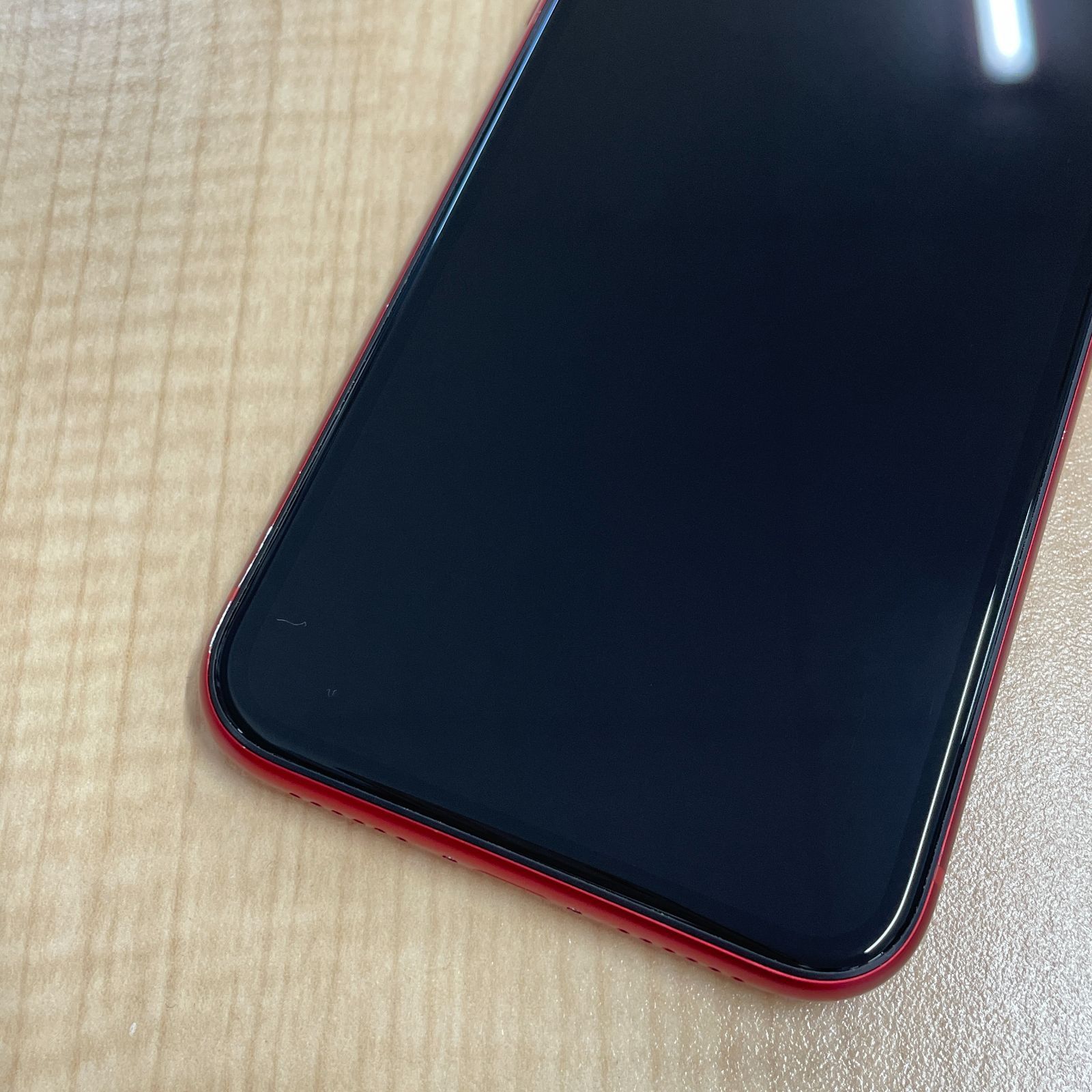 iPhoneXR 64GB レッド au版SIMフリー ジャンク【ガラスフィルム同梱