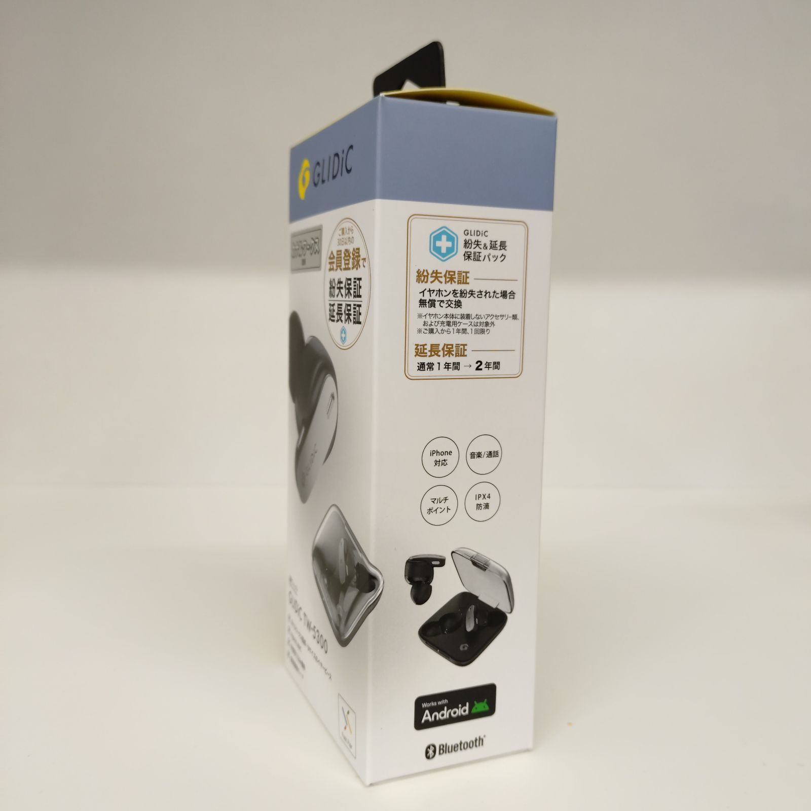 未開封品 】GLIDiC TW-5300 ワイヤレスイヤホン ブラック - メルカリ