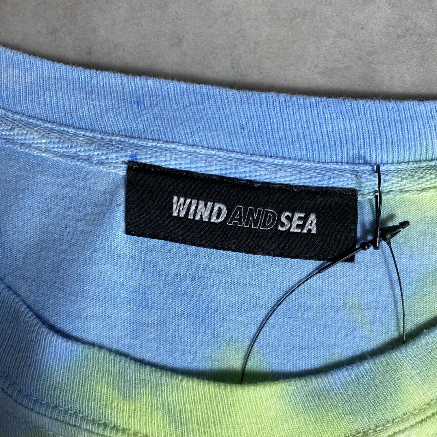 GQ5648◇WIND AND SEA : タイダイ染め 長袖Tシャツ◇L◇ウィンダンシー 