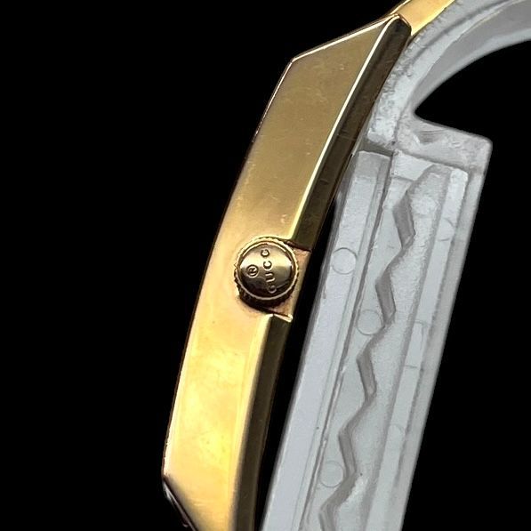 新品電池 稼働品 GUCCI グッチ レディース腕時計 110 Gリンク クォーツ
