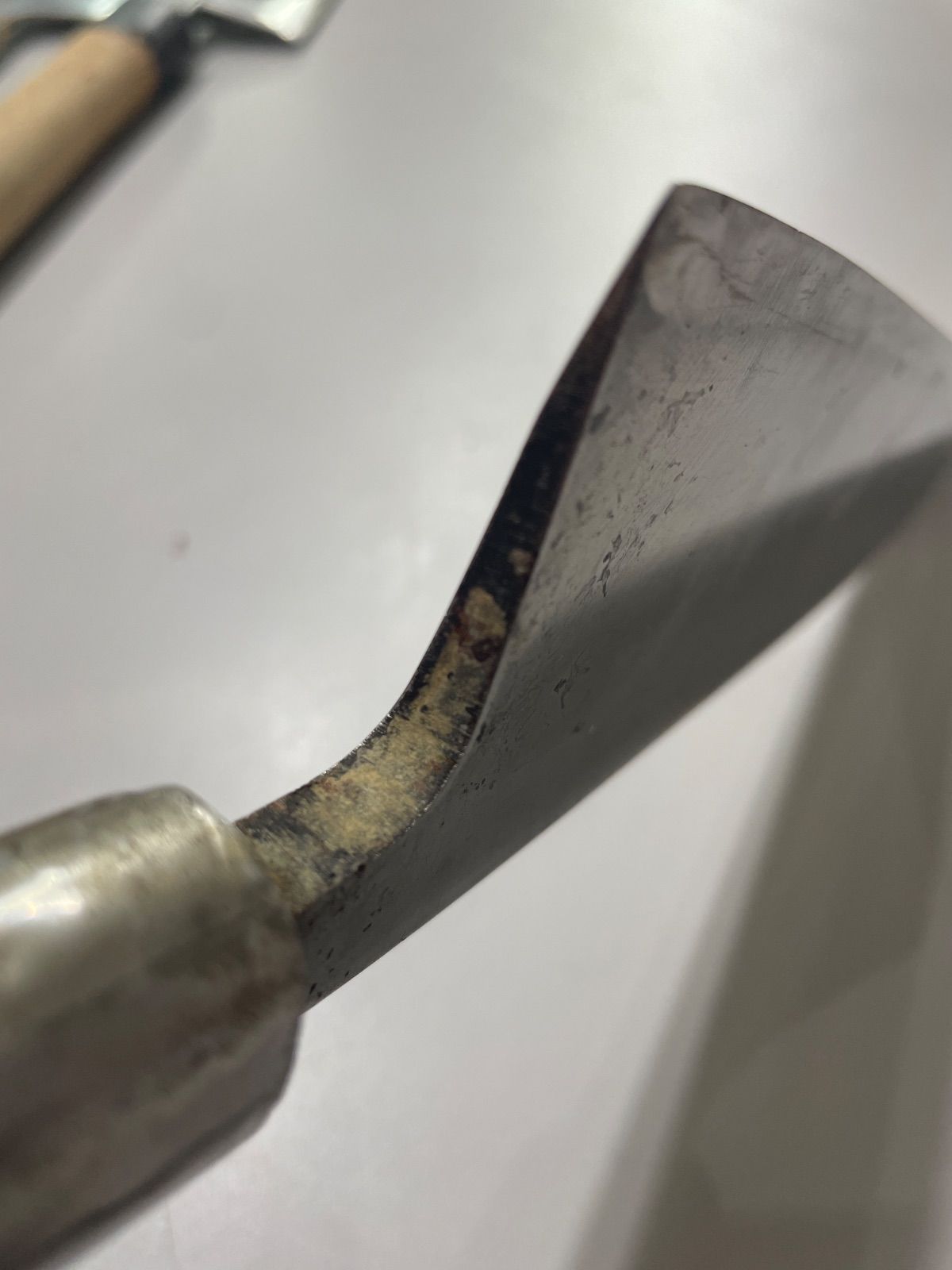 請合　堺菊守　出刃包丁　木製持ち手　プロ用　料理人　割烹　魚屋　市場　調理道具　堺包丁　大阪　関