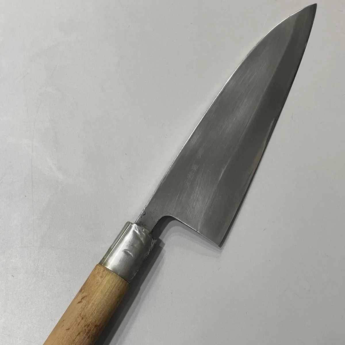 請合　堺菊守　出刃包丁　木製持ち手　プロ用　料理人　割烹　魚屋　市場　調理道具　堺包丁　大阪　関