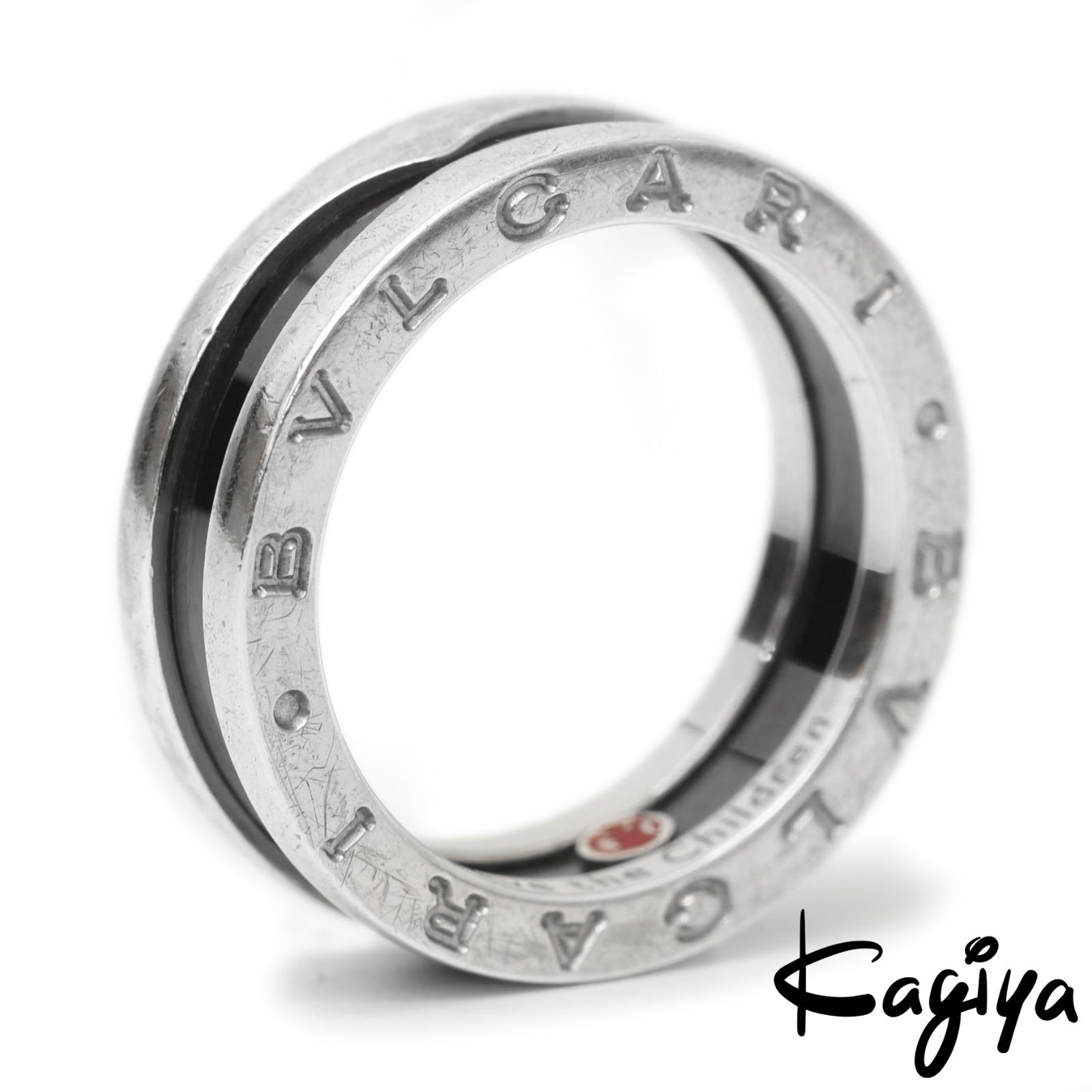 BVLGARI ブルガリ B-zero1 B-ゼロ1 1バンド リング #56 約15号 6.5g 