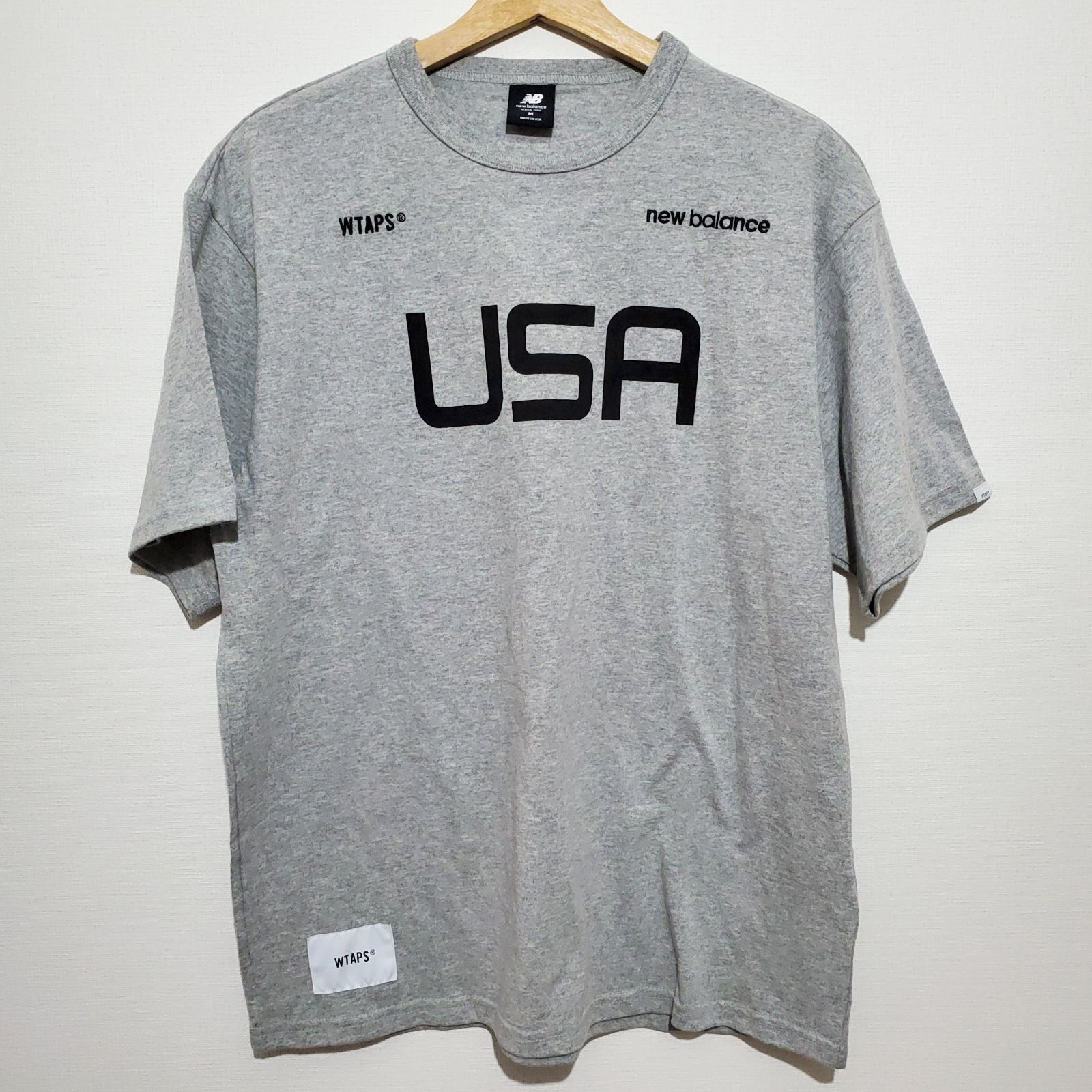 new balance ニューバランス WTAPS コラボ USA Tシャツ - メルカリ