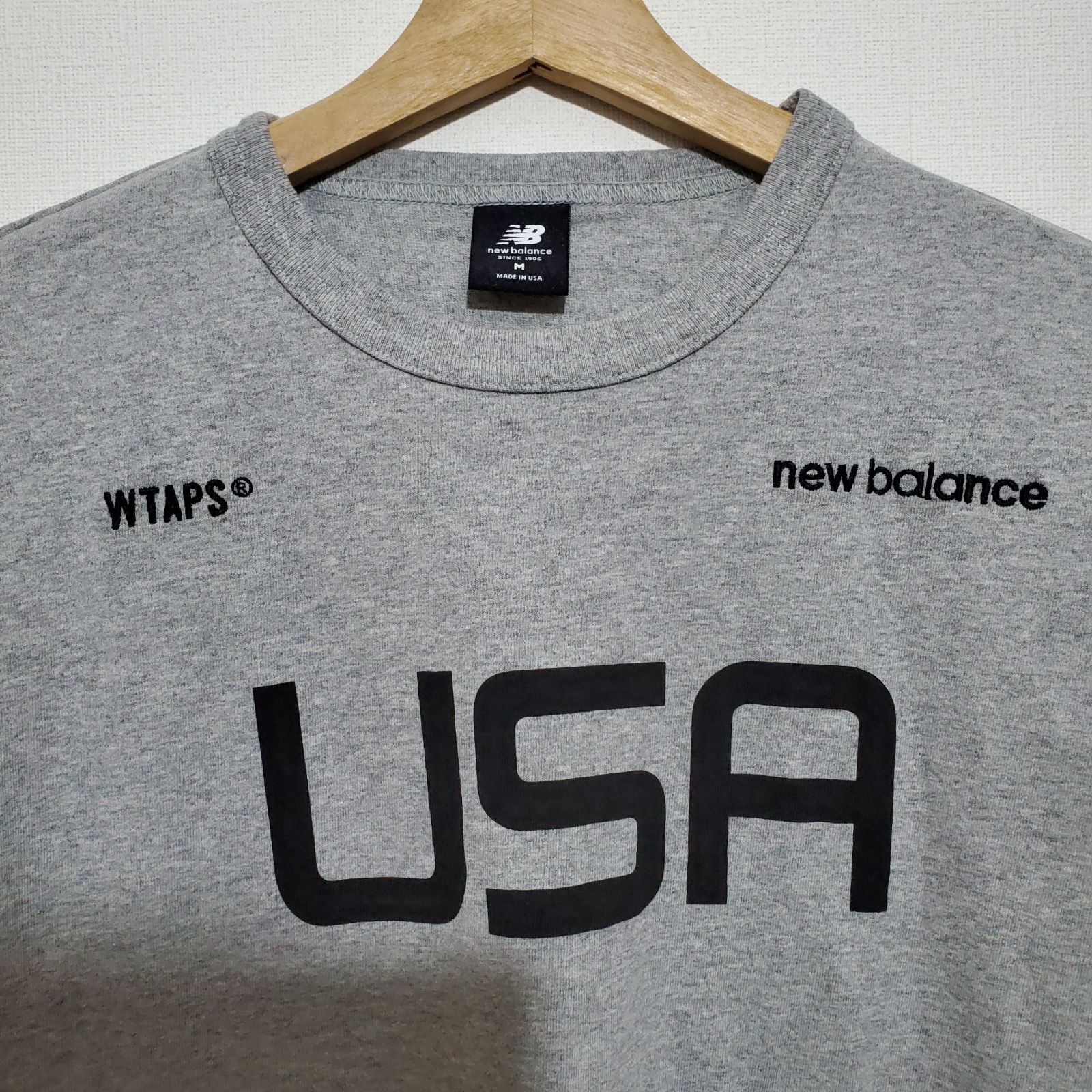 new balance ニューバランス WTAPS コラボ USA Tシャツ - メルカリ