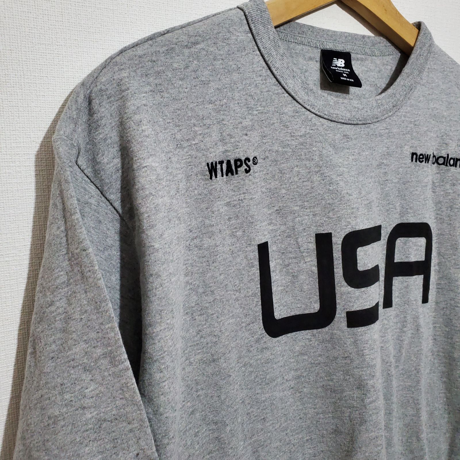 new balance ニューバランス WTAPS コラボ USA Tシャツ - メルカリ