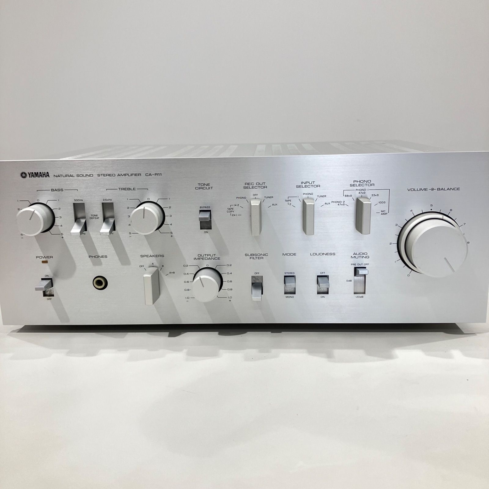 YAMAHA プリメインアンプ CA-R11 オーディオ 【匿名配送・送料無料