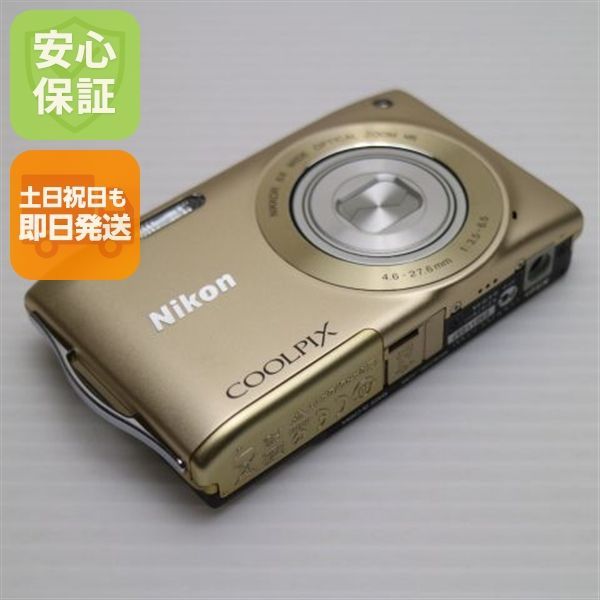 超美品 COOLPIX S3300 スイートゴールド 即日発送 デジカメ Nikon
