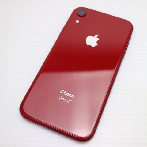 美品 SIMフリー iPhoneXR 64GB レッド RED スマホ 白ロム 即日発送