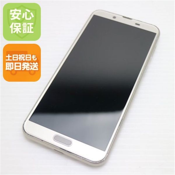 良品中古 SH-01L AQUOS sense2 シャンパンゴールド スマホ 本体 白ロム