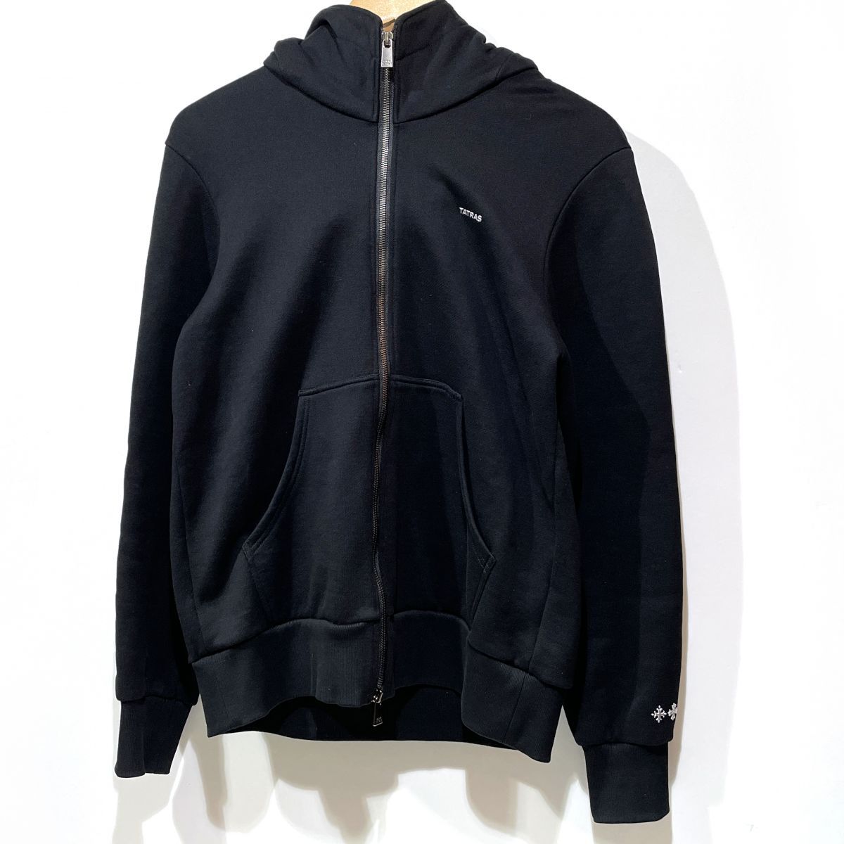 TATRAS タトラス ジップアップ パーカー ブラック 黒 ※中古 【津山店 