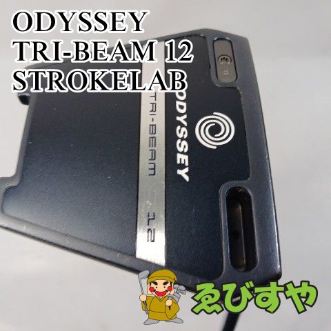 入間■【中古】 レディースパター オデッセイ TRI-BEAM 12 STROKELAB 3[0458]