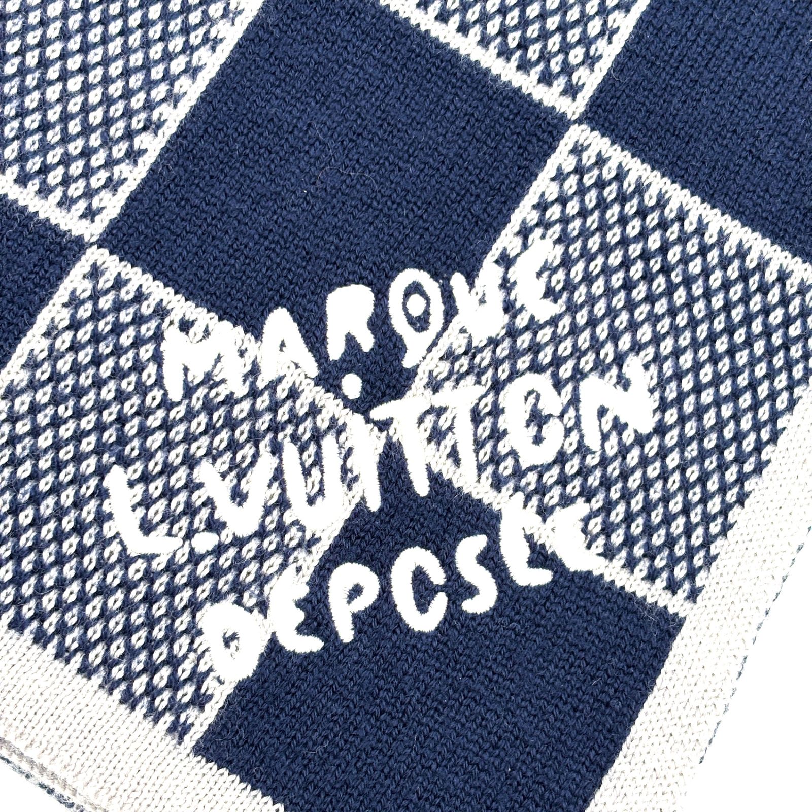 未使用保管品 ルイヴィトン LOUIS VUITTON ダミエ ヘリテージ マフラー