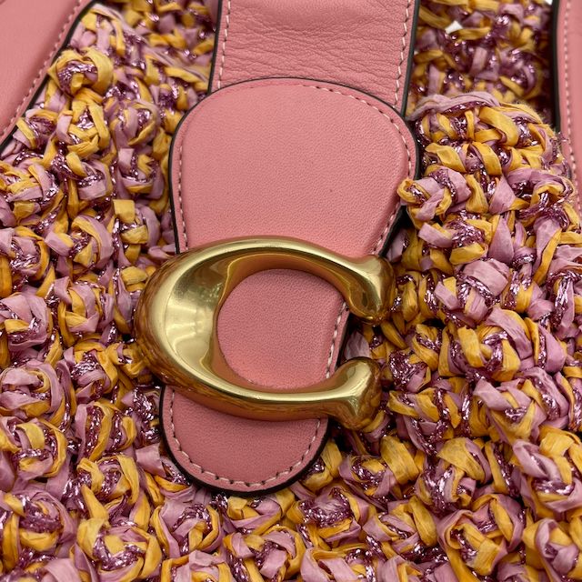 美品 COACH コーチ CH741 スモールトート トートバッグ ハンドバッグ