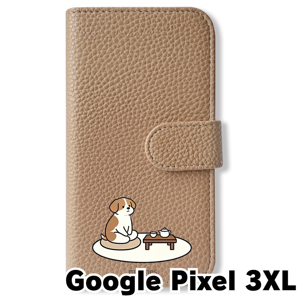 新品未使用】 Google Pixel3 XL 手帳型スマホ ケース (色：グレージュ