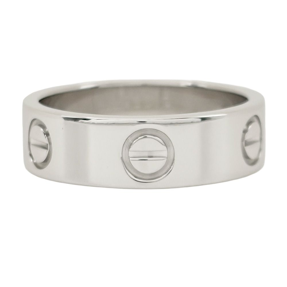 カルティエ Cartier ラブリング クラシック リング 指輪 #52 K18WG 7.0