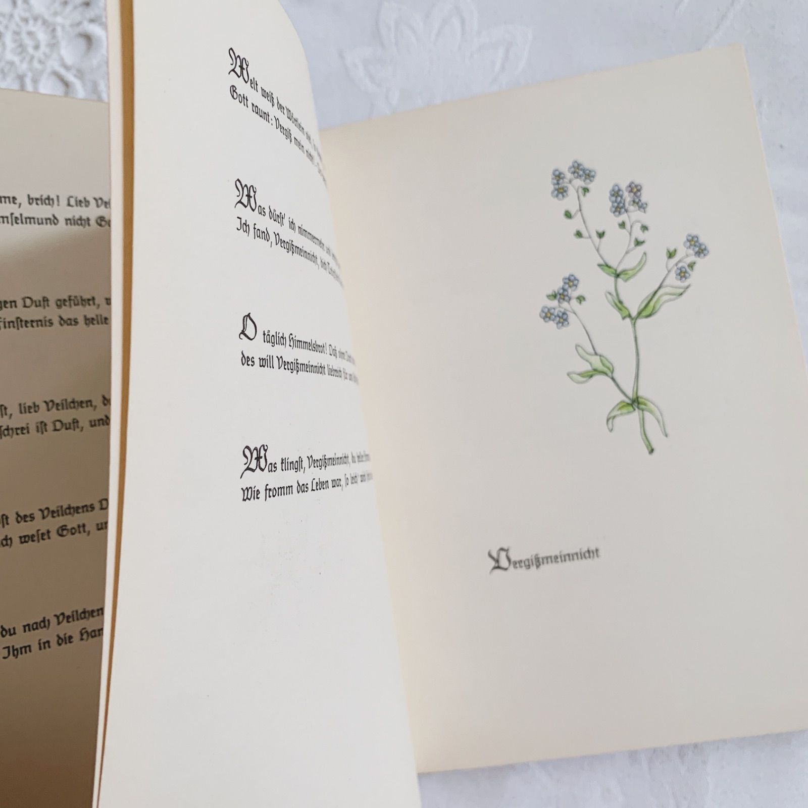 1951年-とても小さな花の本- ビンテージ詩集本/ヴィンテージ本/古書