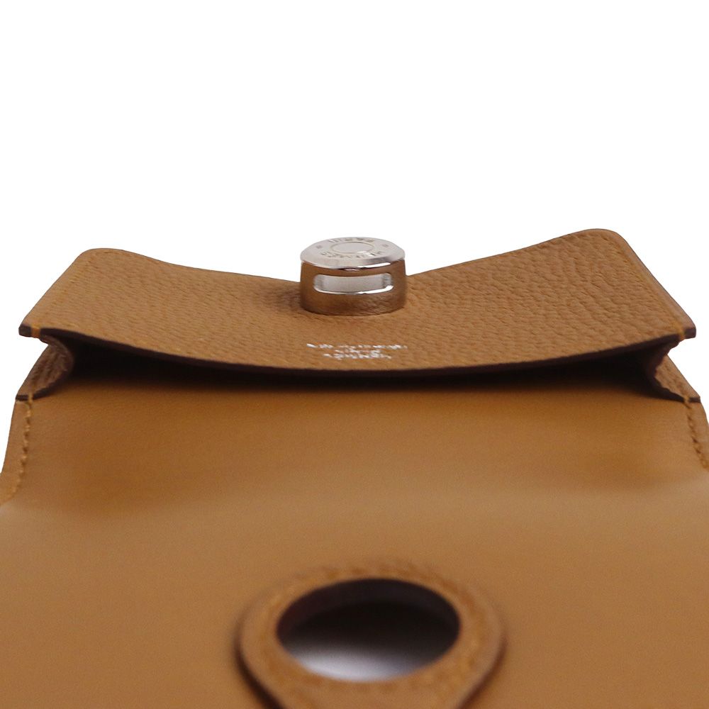 エルメス ドゴン トゴ Bronze Dore ブロンズドレ D刻印 カードケース
