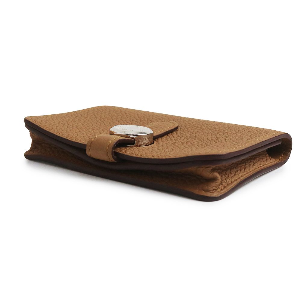 ■未使用箱付き■ エルメス ケース トゴ クレ エルメス ドゴン トゴ Bronze Dore ブロンズドレ D刻印 カードケース